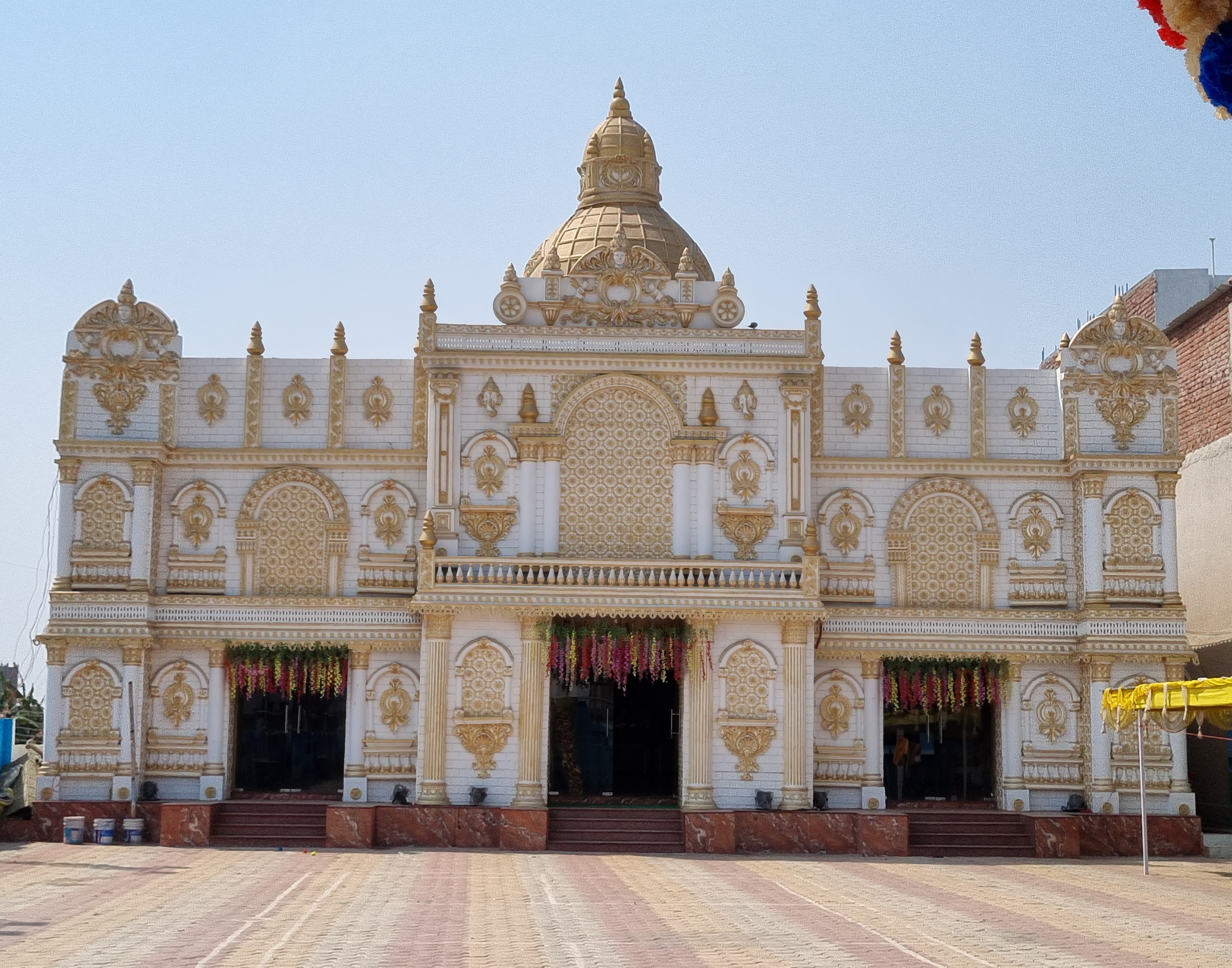 Wedding ceremony setup